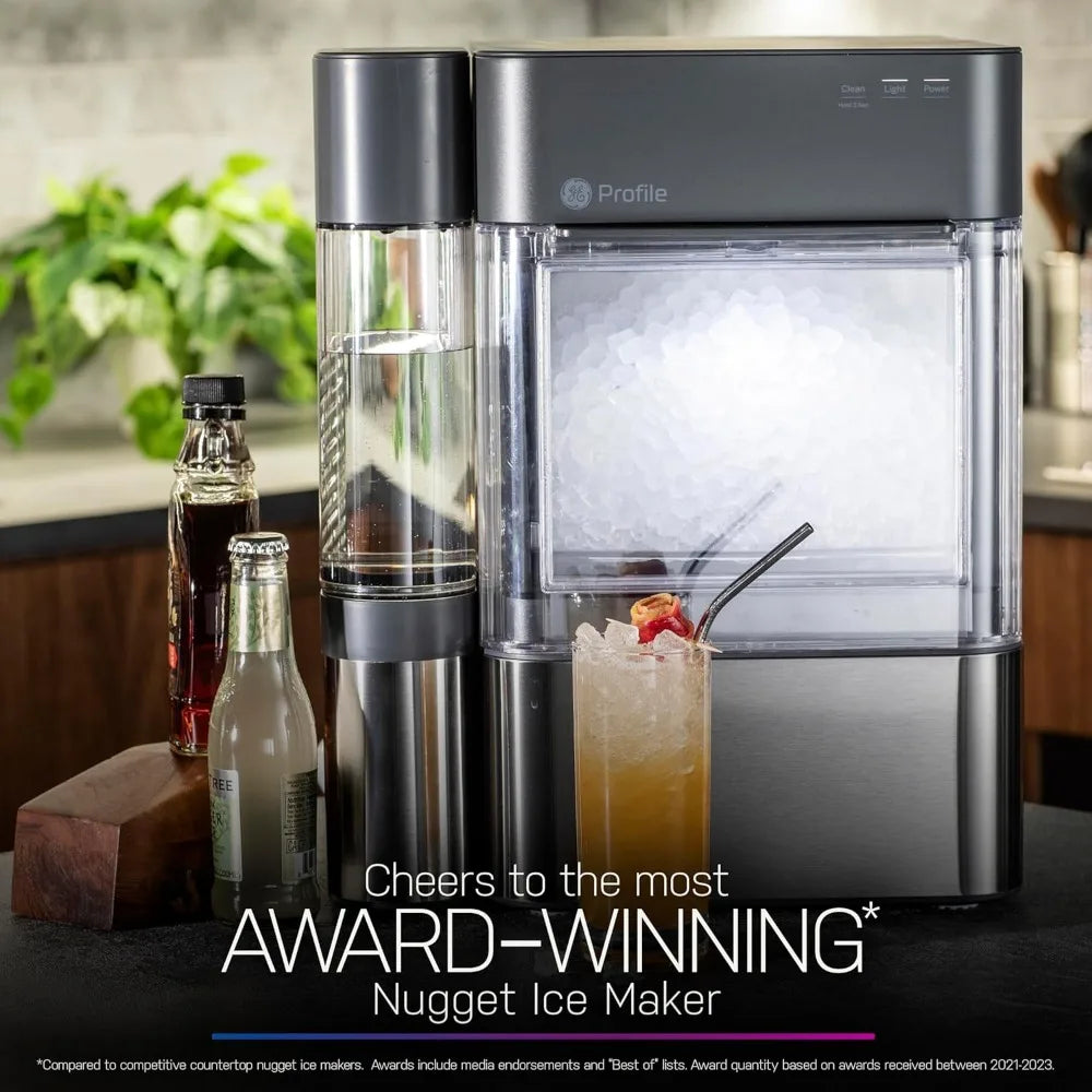 GE Profile Opal 2.0 with 0.75 Gallon Tank, Chewable Crunchable Countertop Nugget Ice Maker, Scoop Included
