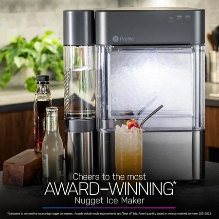 GE Profile Opal 2.0 with 0.75 Gallon Tank, Chewable Crunchable Countertop Nugget Ice Maker, Scoop Included