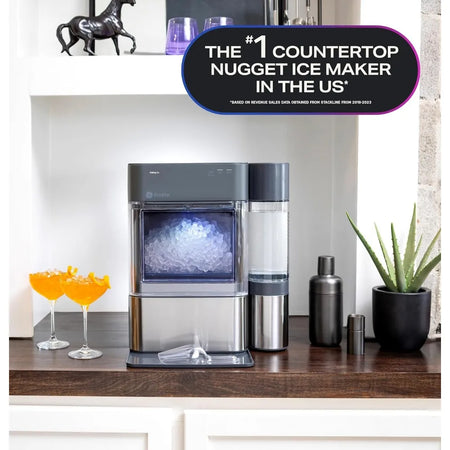 GE Profile Opal 2.0 with 0.75 Gallon Tank, Chewable Crunchable Countertop Nugget Ice Maker, Scoop Included